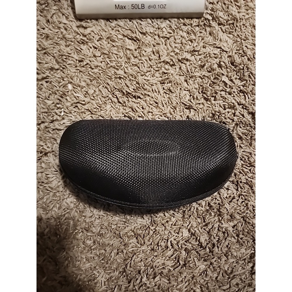 Oakley Hard Case Eyeglasses Sunglasses Clamshell Zip Up‎ Black